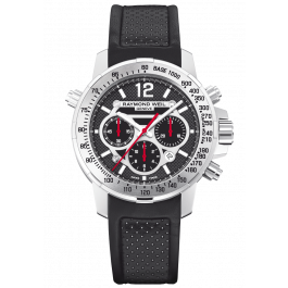 Horlogeband Raymond Weil 7800 / SV2301 Leder Zwart 23mm